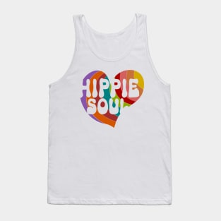 Hippie Soul 60s sixtees vintage retro heart Tank Top